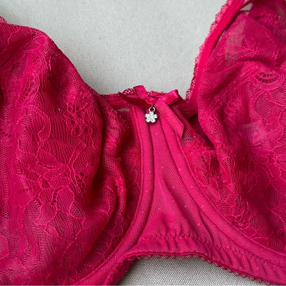 Wacoal Retro Chic Solid Red 40c - image 2